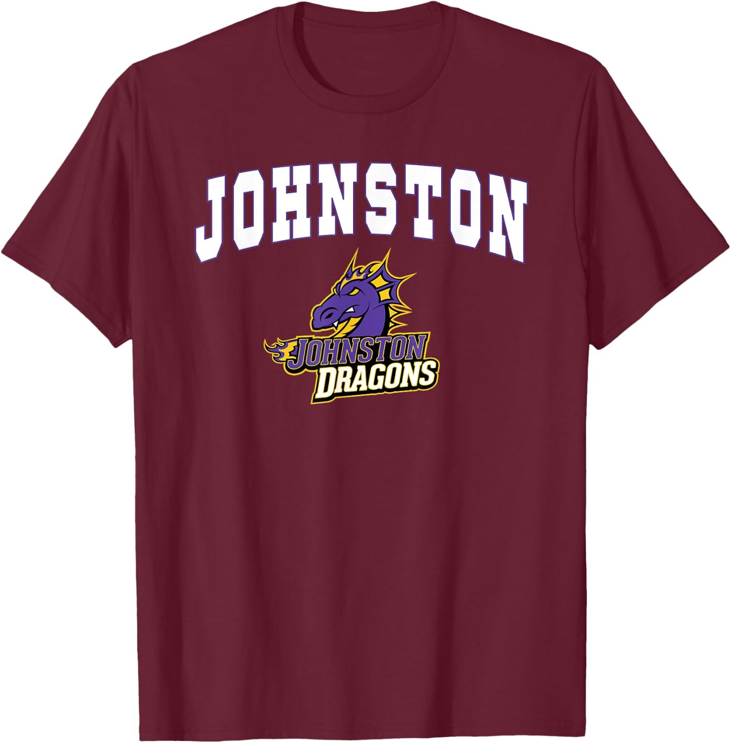 Johnston High School Dragons C2 T-Shirt - T-Shirt | Maroon