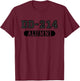 Patriotic DD-214 Alumni T-Shirt - T-Shirt | Maroon