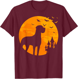 Great Dane Scary Halloween T Shirt T-Shirt - T-Shirt | Maroon