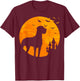 Great Dane Scary Halloween T Shirt T-Shirt - T-Shirt | Maroon