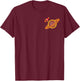 Pizza Planet with Ketchup Rocket T-Shirt - T-Shirt | Maroon