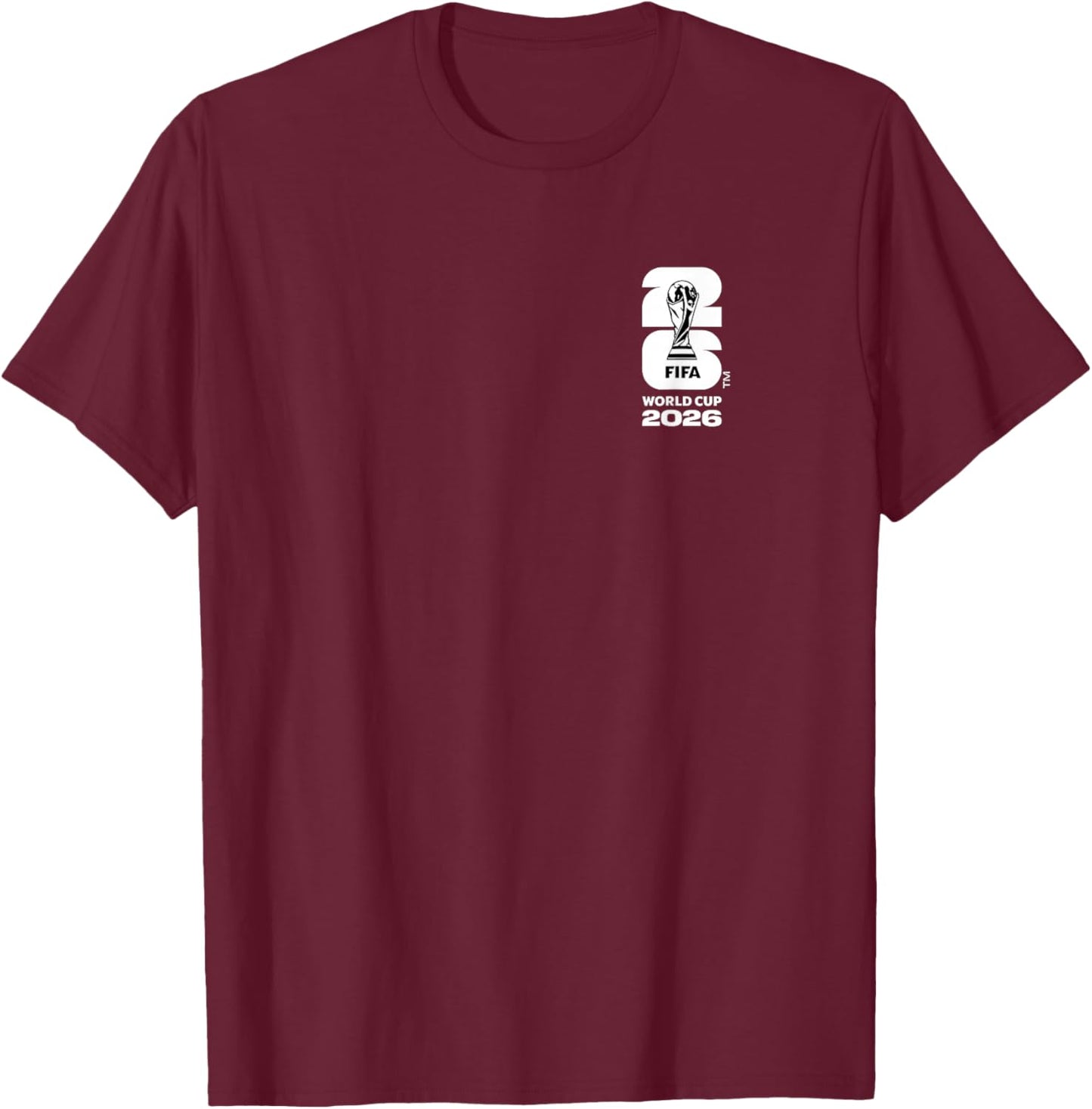 FIFA World CUP26 New Zealand Country Ball T-Shirt - T-Shirt | Maroon