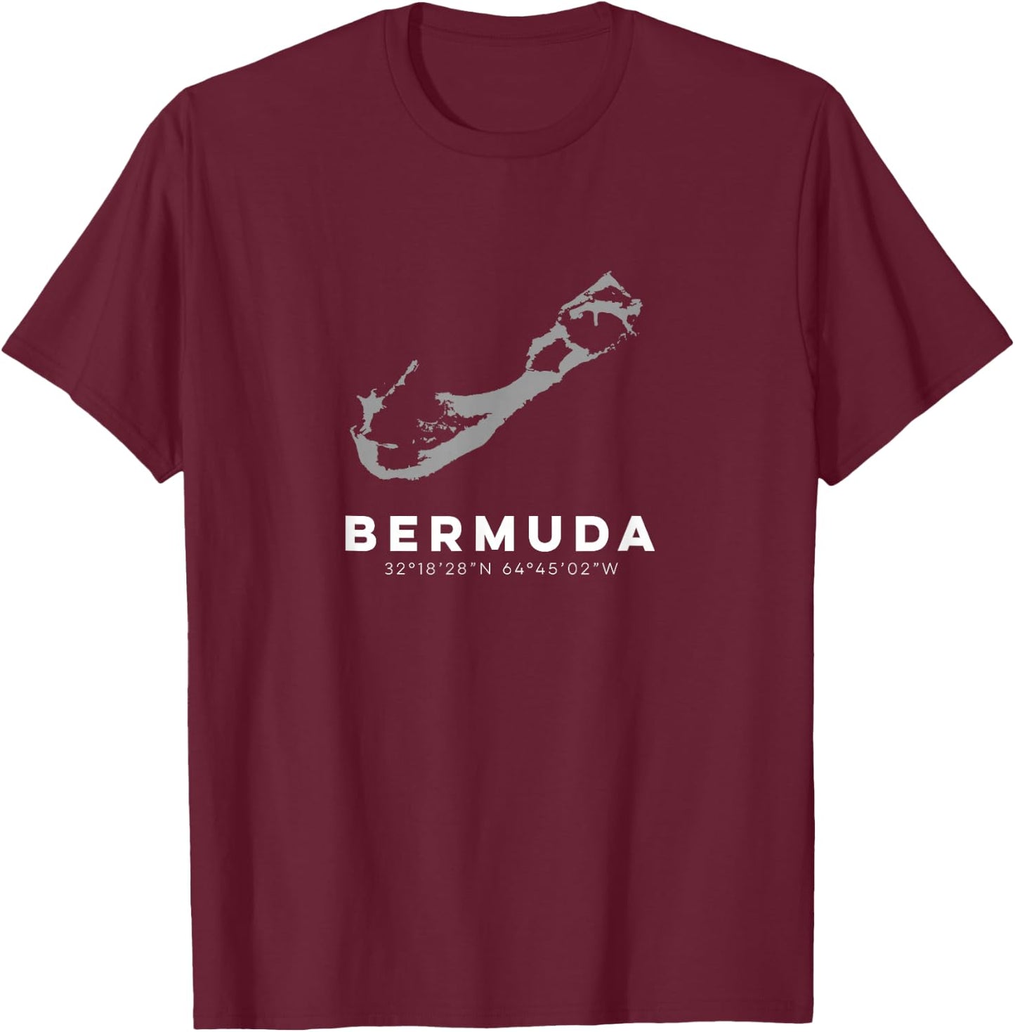 Bermuda Graphic T T-Shirt - T-Shirt | Maroon