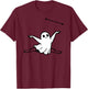ghost Baton Twirler halloween T-Shirt - T-Shirt | Maroon