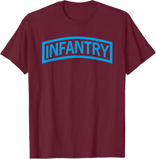 Infantry Tab - Army 11-Bravo T-Shirt - T-Shirt | Maroon