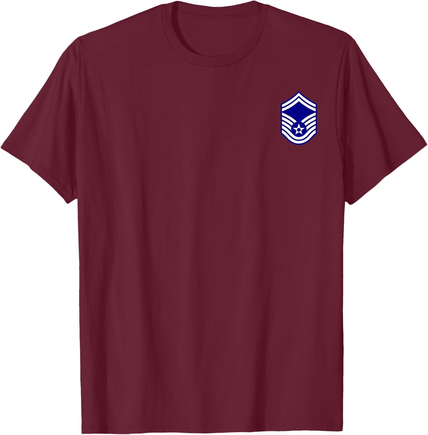 Air Force Senior Master Sergeant Military Veteran T-Shirt - T-Shirt | Maroon