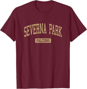 Severna Park High School HS Severna Park MD Varsity Sports T-Shirt - T-Shirt | Maroon