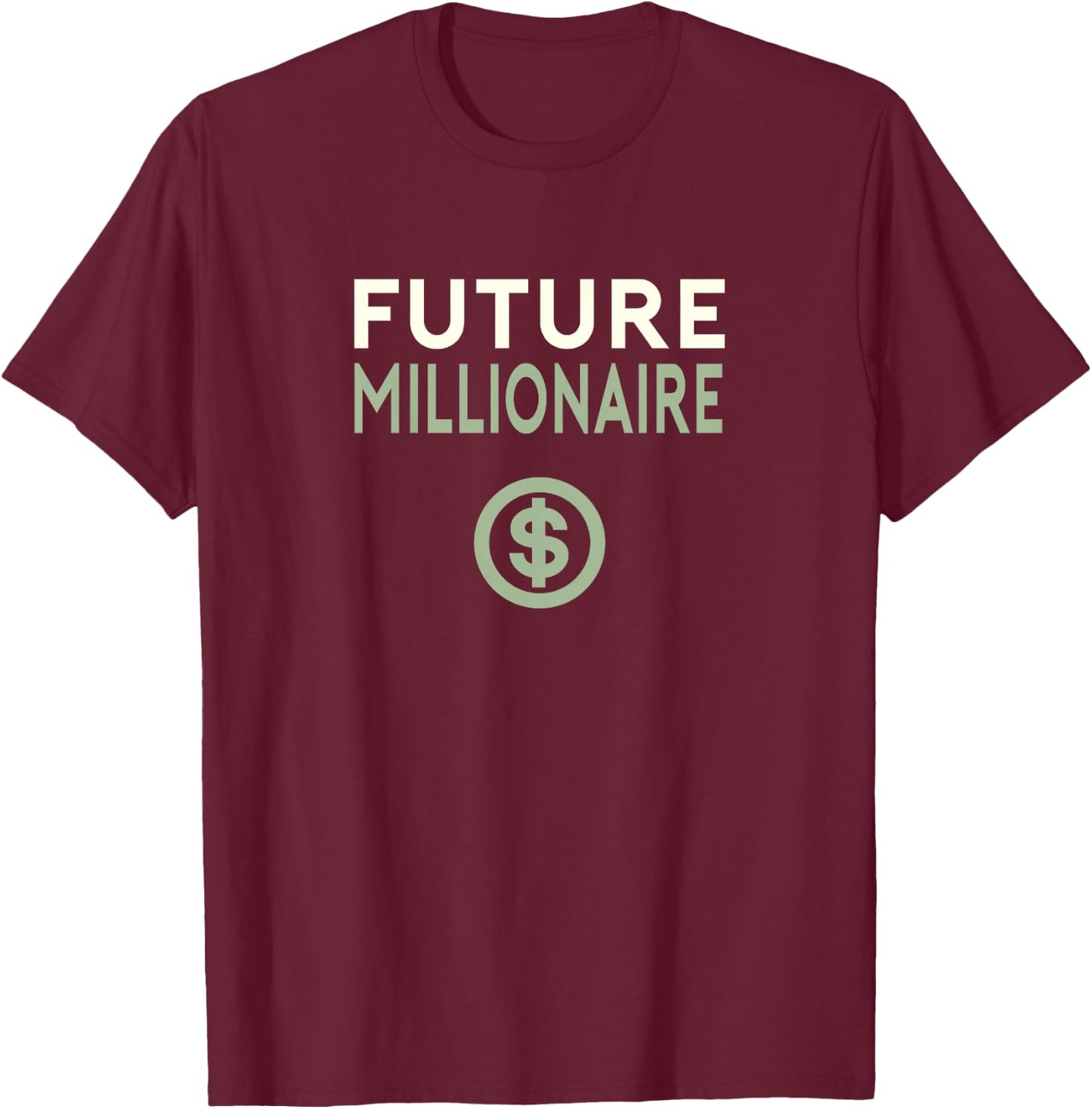 Kids Future Millionaire YOUTH T-Shirt - T-Shirt | Maroon