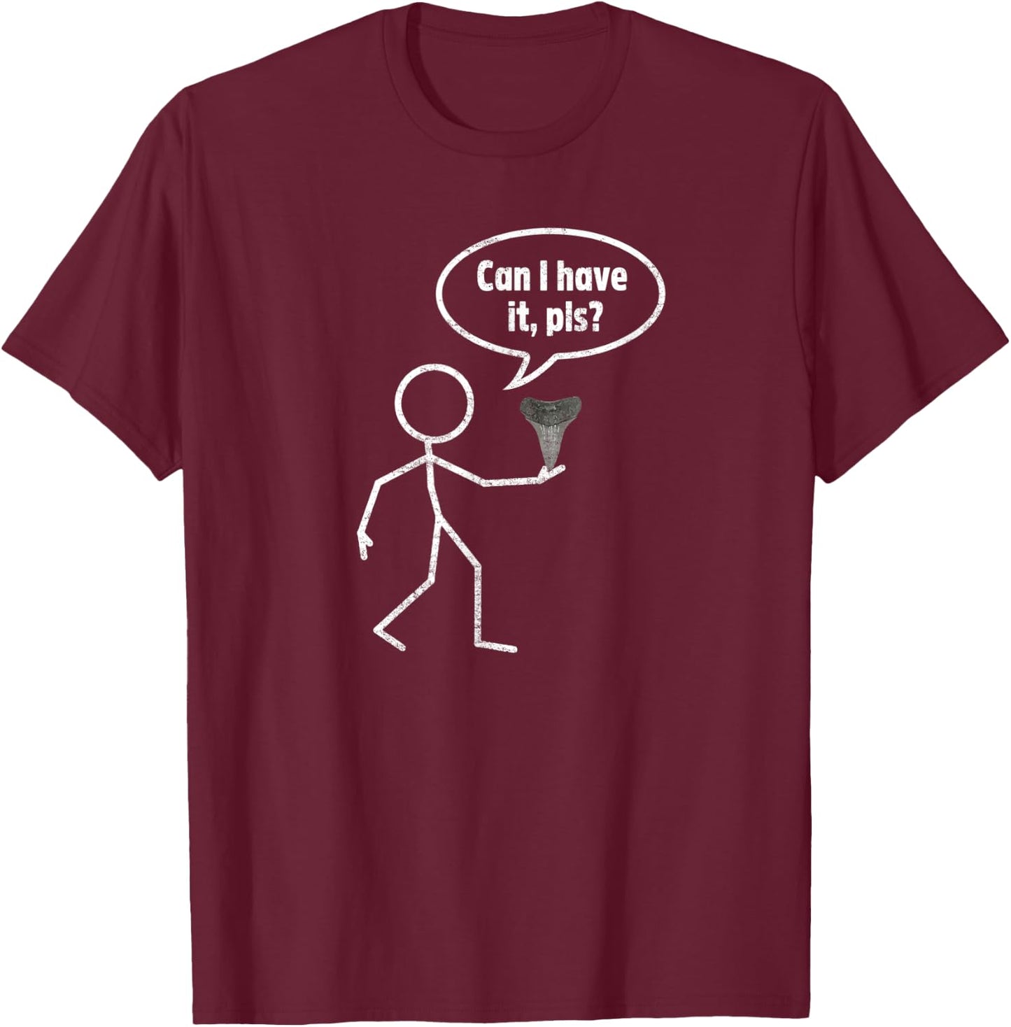 Geology Fossil Hunter Funny Shark Teeth Collector T-Shirt - T-Shirt | Maroon