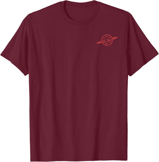 Disney Pixar Toy Story Pepperoni Pizza Planet Logo T-Shirt - T-Shirt | Maroon