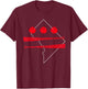 Washington DC Map Capitol Baseball Flag Shirt T-Shirt - T-Shirt | Maroon