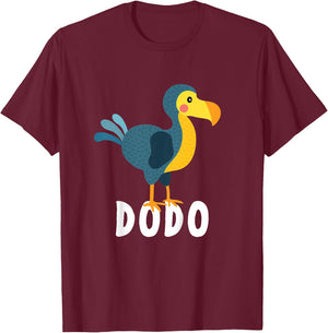 Dodo Shirt For Boys Or Girls | Cute Dodo Bird Gift T-Shirt - T-Shirt | Maroon