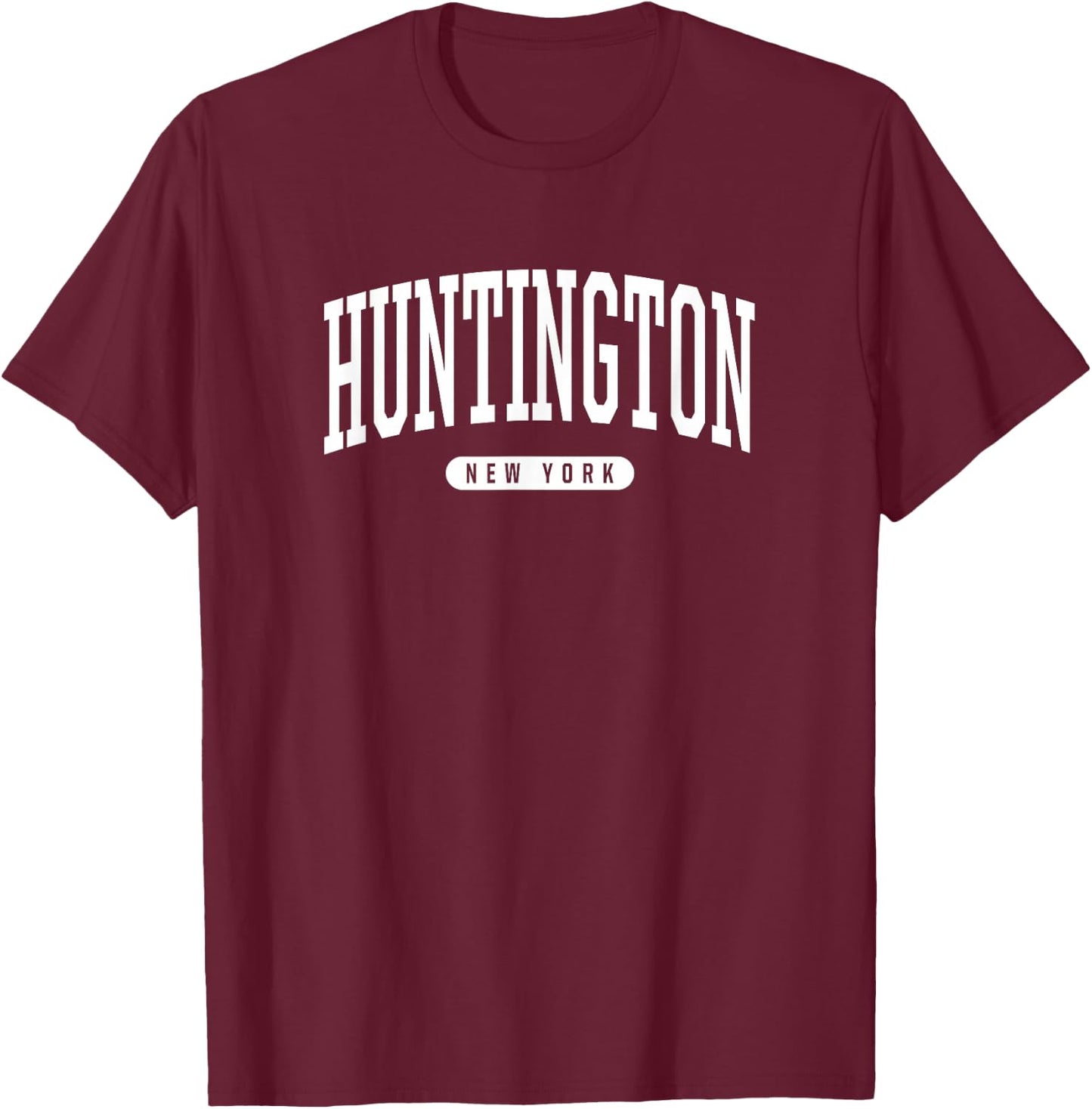 Huntington New York T Shirt Huntington Gifts NY U T-Shirt - T-Shirt | Maroon