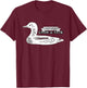 Loon Bird Lover Birder Pun Humor - Certified Loon-A-Tic T-Shirt - T-Shirt | Maroon