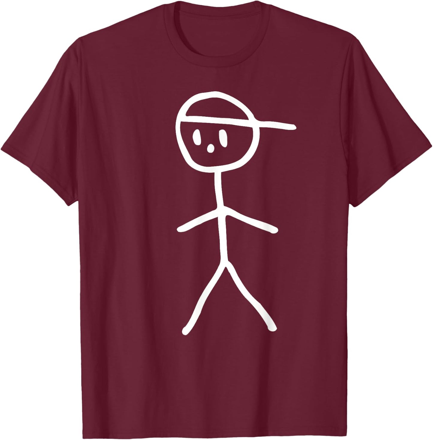 Stickman boy T-Shirt - T-Shirt | Maroon