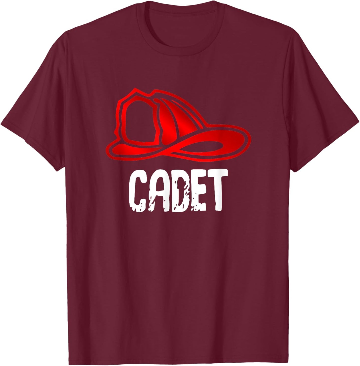 Cadet Firefighter Gift Shirt - Fire Company T-Shirt - T-Shirt | Maroon