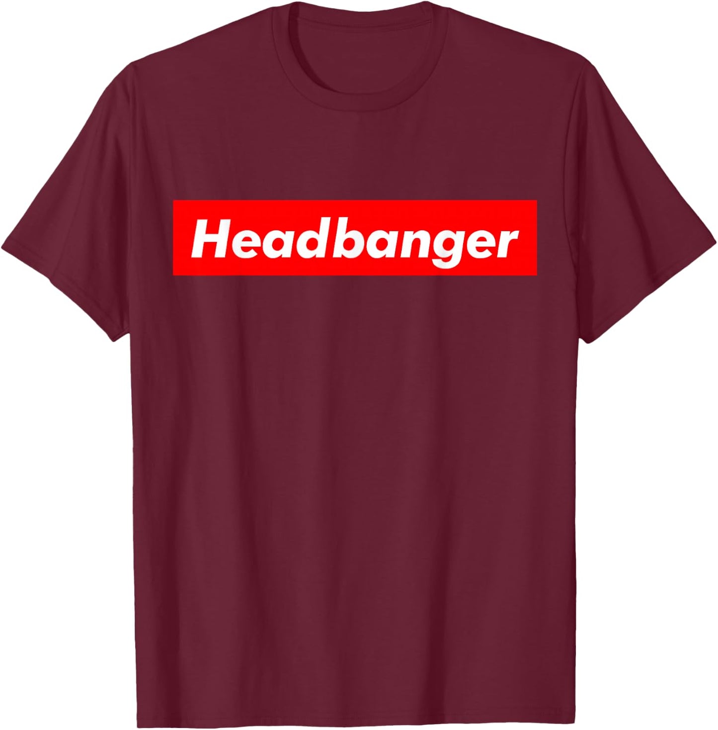 Headbanger Shirt Music Festival EDM Rave T T-Shirt - T-Shirt | Maroon