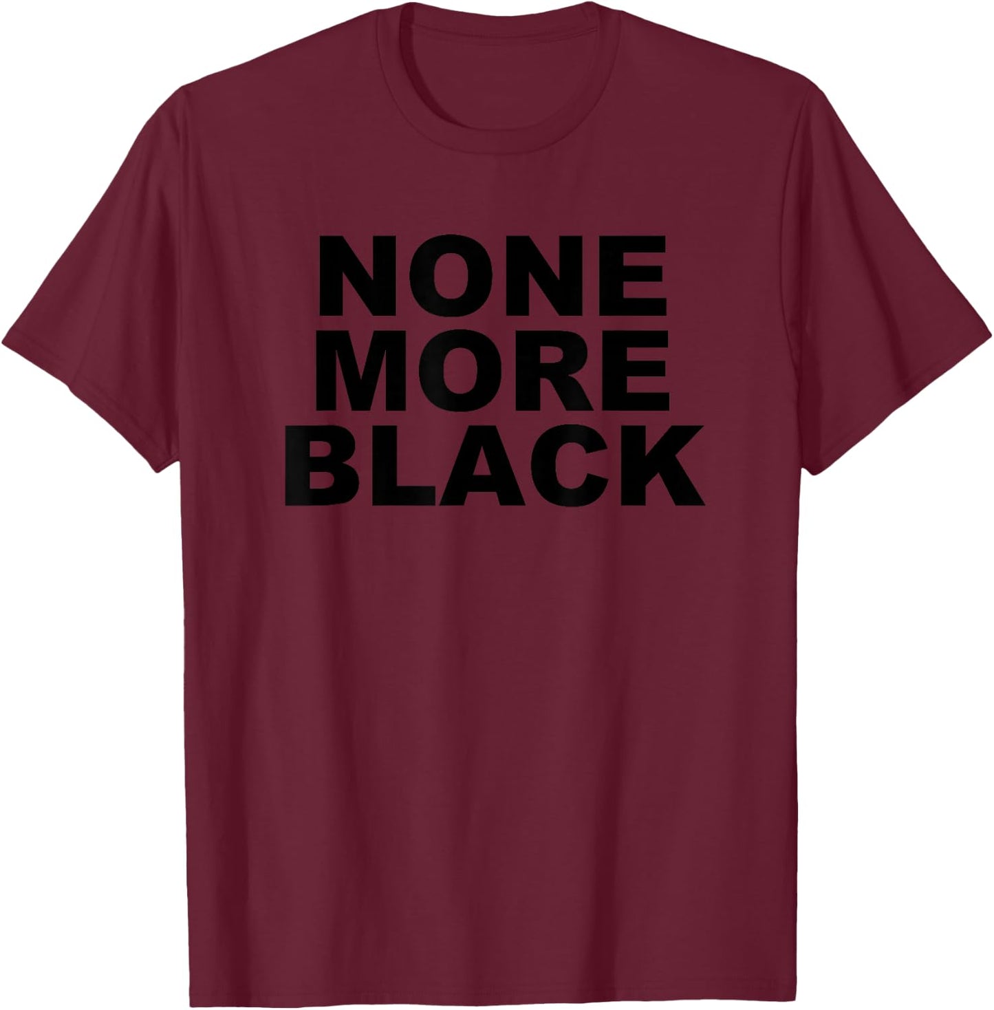 The Answer is: None More Black T-Shirt - T-Shirt | Maroon