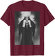 Ghost Heart Hands Scary Face Horror Poster Halloween T-Shirt - T-Shirt | Maroon