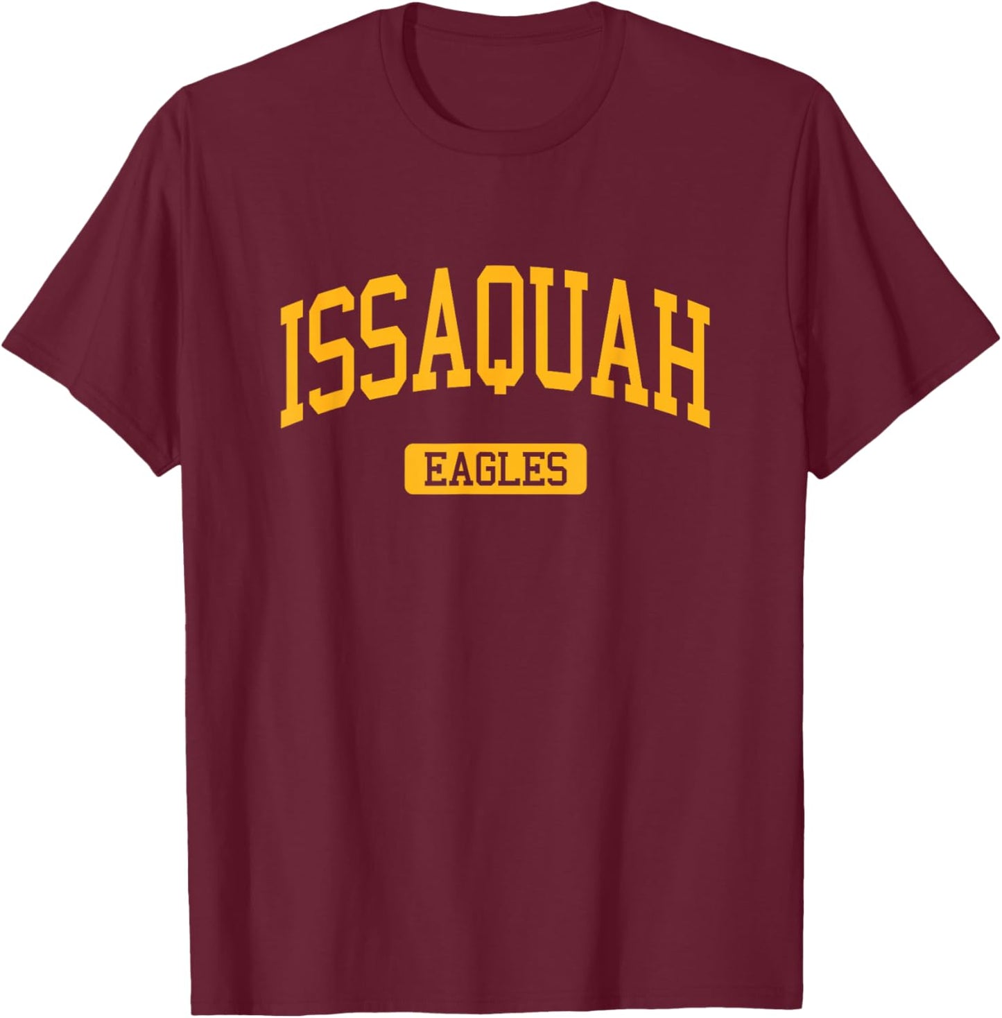 Issaquah High School HS Issaquah WA Varsity Sports T-Shirt - T-Shirt | Maroon