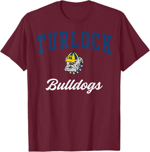 Turlock High School Bulldogs C3 T-Shirt - T-Shirt | Maroon
