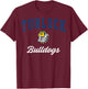 Turlock High School Bulldogs C3 T-Shirt - T-Shirt | Maroon