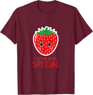 You Are Berry Special Strawberry Lover Cute Gift T-Shirt - T-Shirt | Maroon
