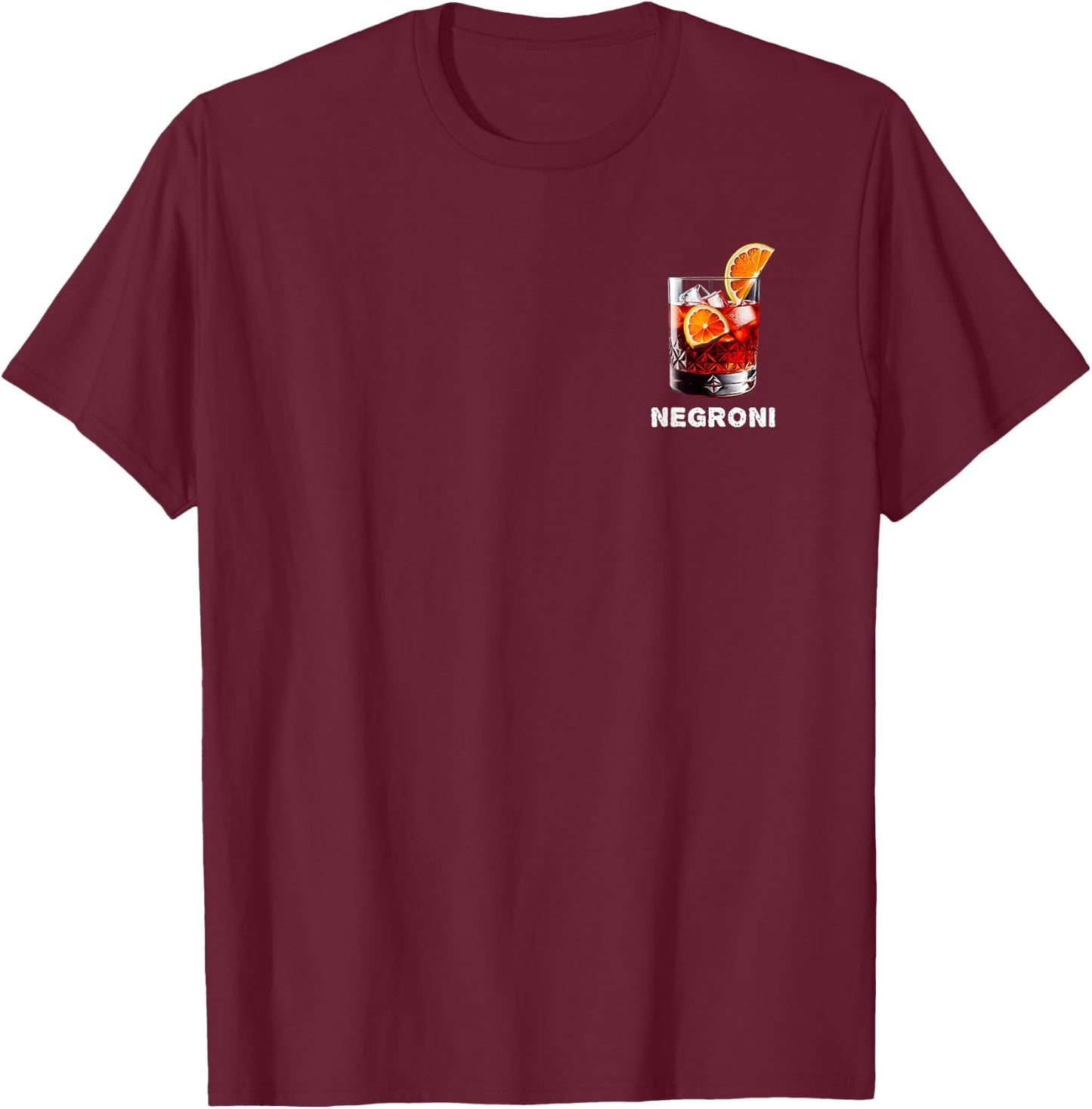 NEGRONI - Official Member - favorite Cocktail Drink Party T-Shirt - T-Shirt | Maroon