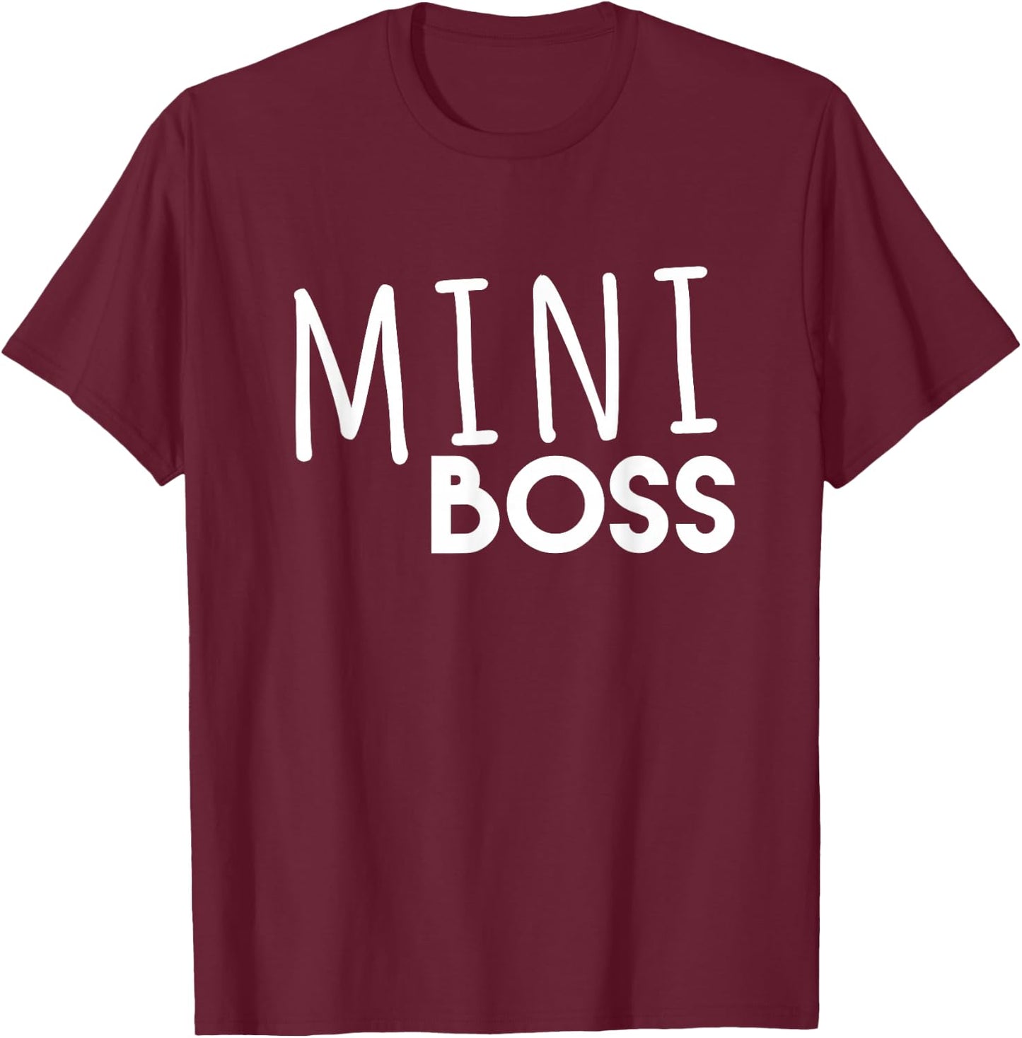 Mini Boss T-Shirt - T-Shirt | Maroon