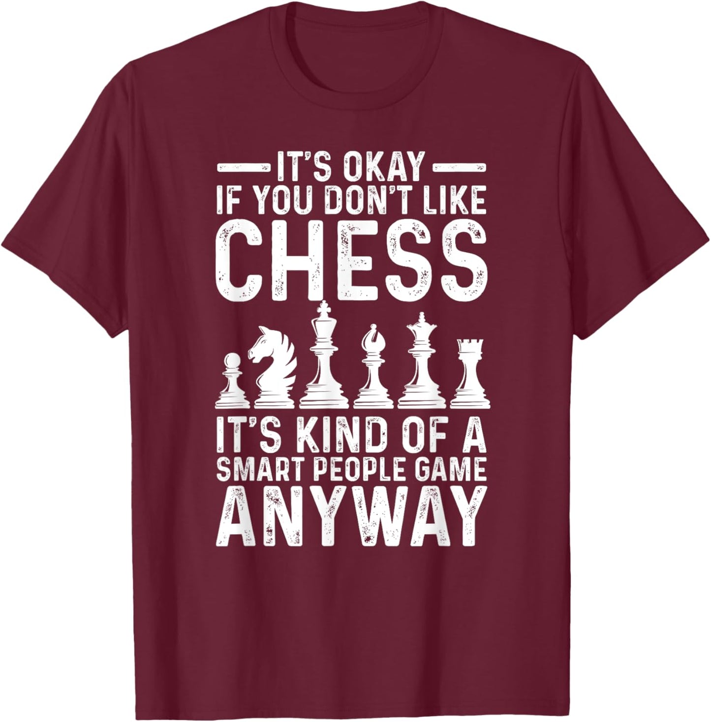 Cool Chess Players Shirt Boys Kids Chess Lover Nerd T-Shirt - T-Shirt | Maroon