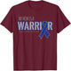 My Mom is a Warrior Colon Cancer Awareness Shirts T-Shirt - T-Shirt | Maroon