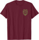 Police Costume for Kids Youth Adults Badge Sheriff T Shirt T-Shirt - T-Shirt | Maroon