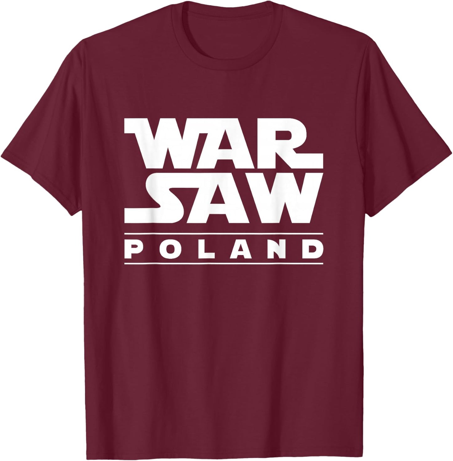 Warsaw Poland Shirt for Warszawa Polska T-Shirt - T-Shirt | Maroon