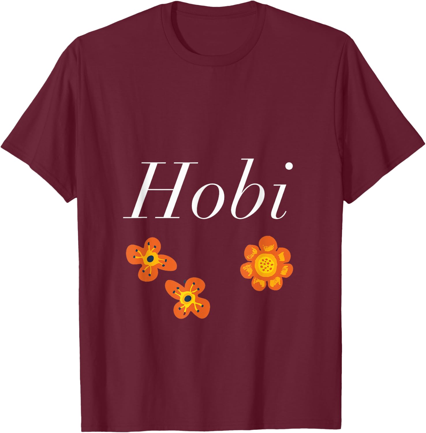 Cute K Pop Star Hobi Fan T-Shirt - T-Shirt | Maroon