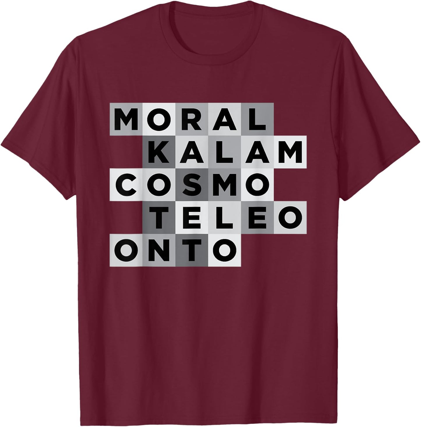 5 Arguments Christian Apologetics T-Shirt - T-Shirt | Maroon