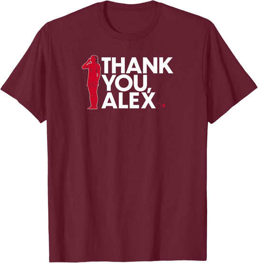 Alex Morgan - Thank You, Alex - United States Women's Soccer T-Shirt - T-Shirt | Maroon