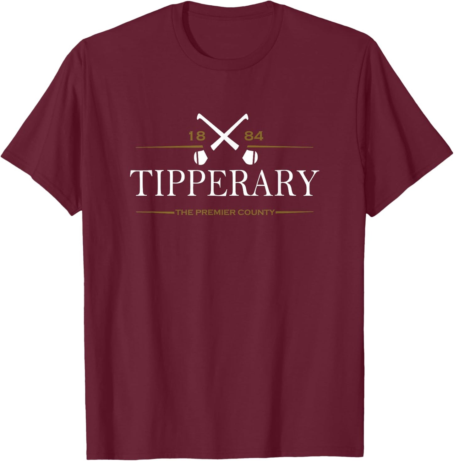 Tipperary, Ireland Hurling T-Shirt - T-Shirt | Maroon