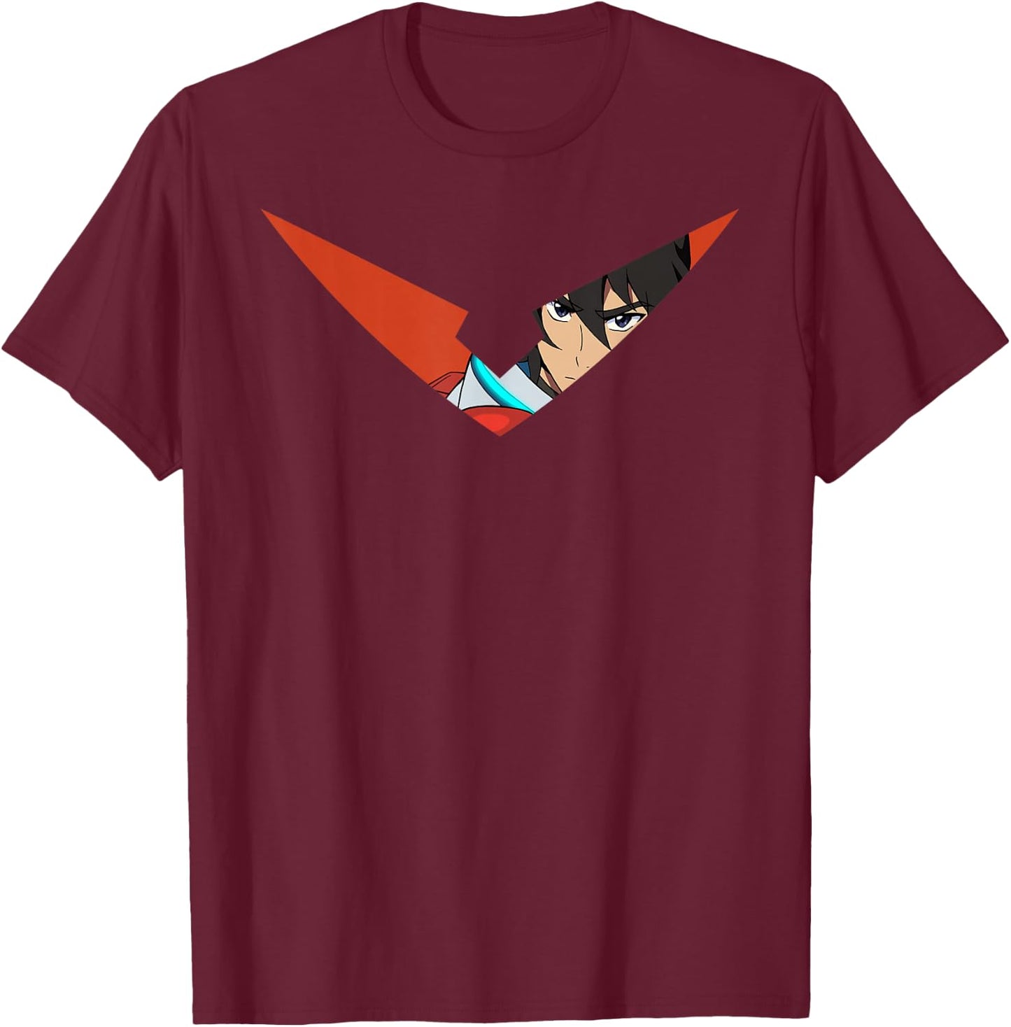 DreamWorks Voltron Red Keith Paladin Icon T-Shirt - T-Shirt | Maroon