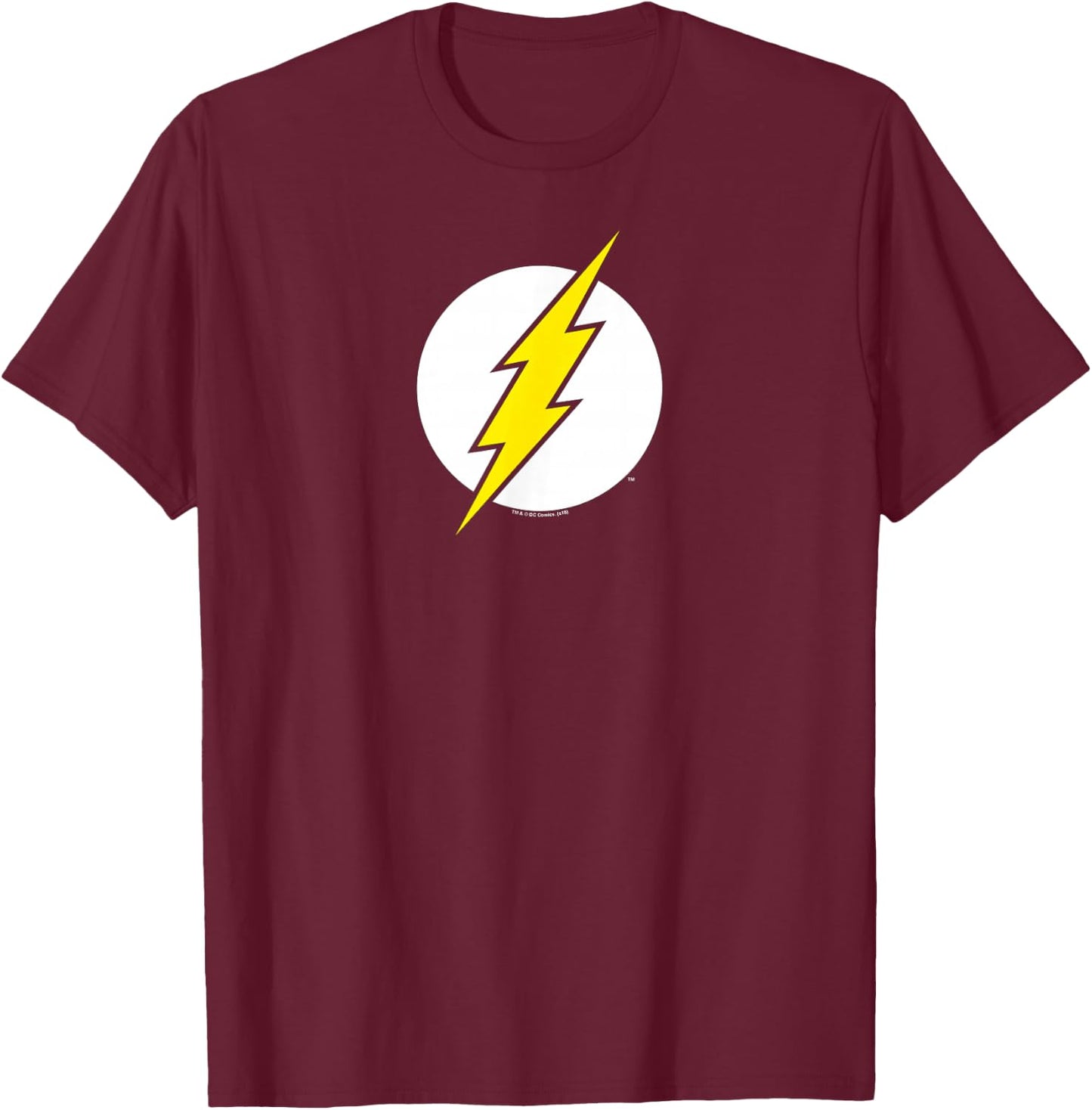 The Flash Logo T-Shirt - T-Shirt | Maroon
