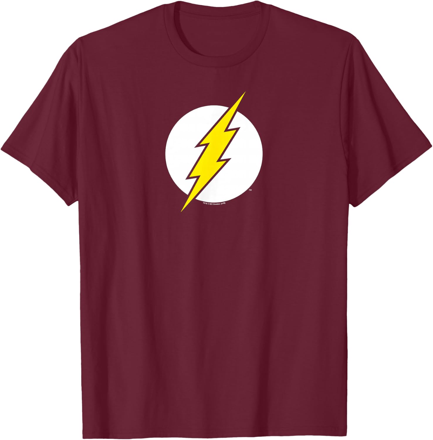 The Flash Logo T-Shirt - T-Shirt | Maroon