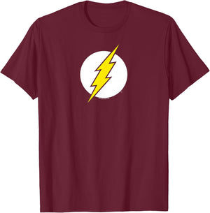The Flash Logo T-Shirt - T-Shirt | Maroon