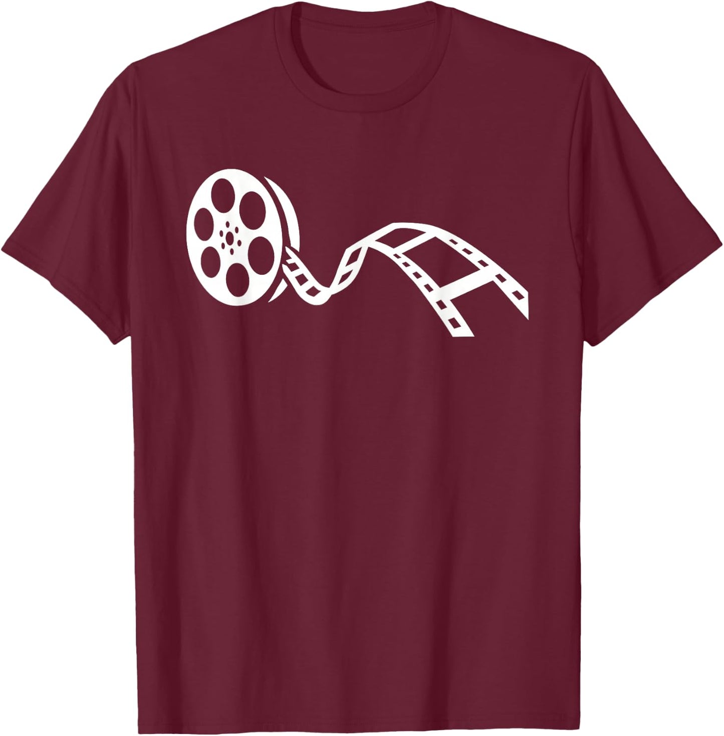 Movie film reel T-Shirt - T-Shirt | Maroon