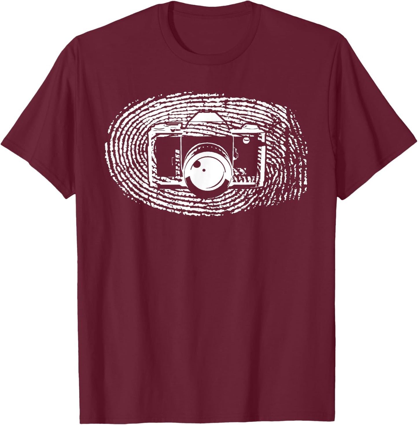 Crime Scene Photographer Forensic Photography T-Shirt - T-Shirt | Maroon
