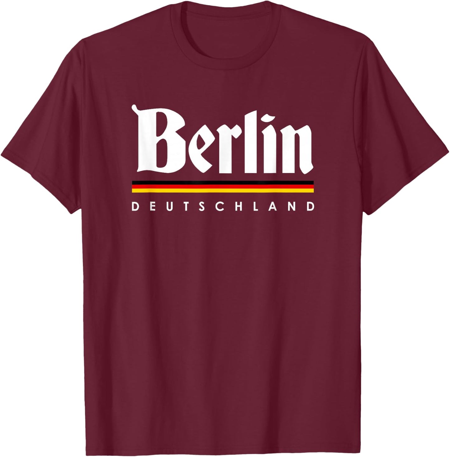 Berlin Germany Shirt Lustiges Hemd Souvenir Gift T-Shirt - T-Shirt | Maroon