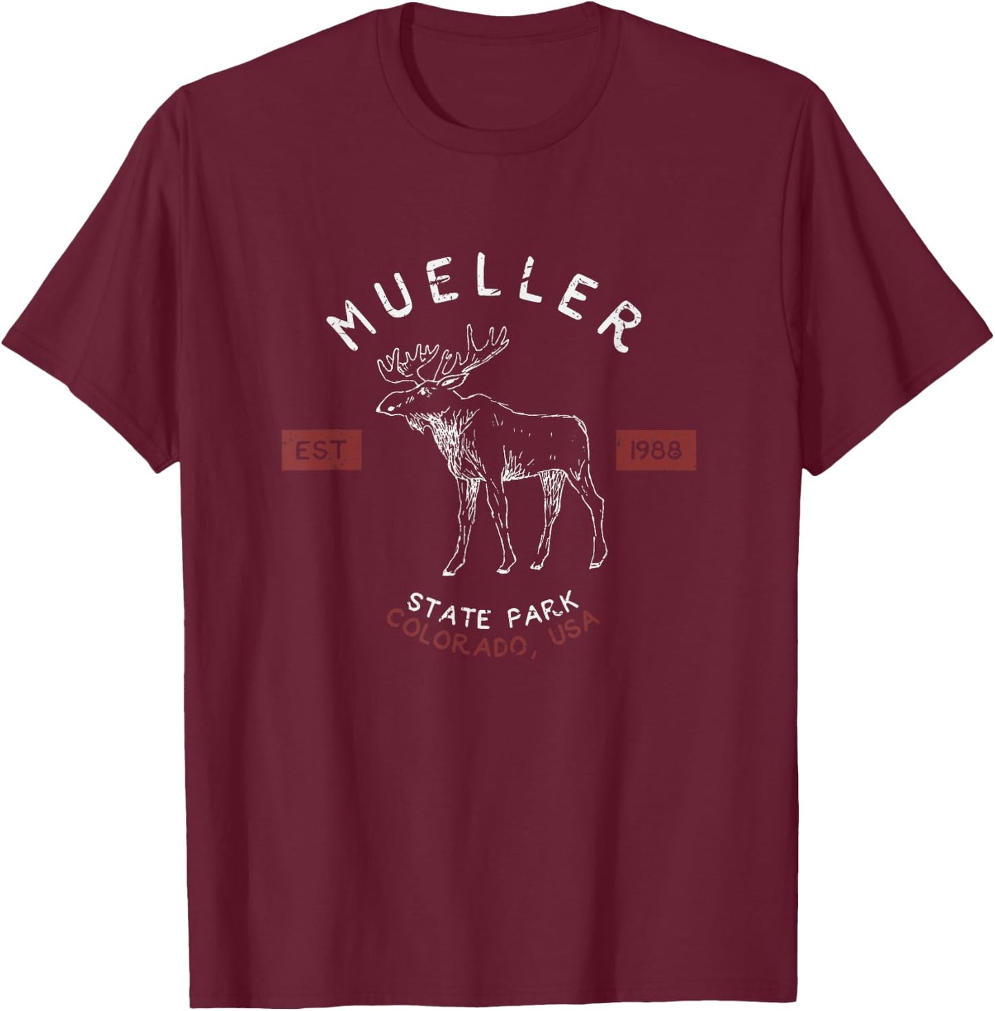 Mueller State Park Colorado Gifts CO T-Shirt - T-Shirt | Maroon