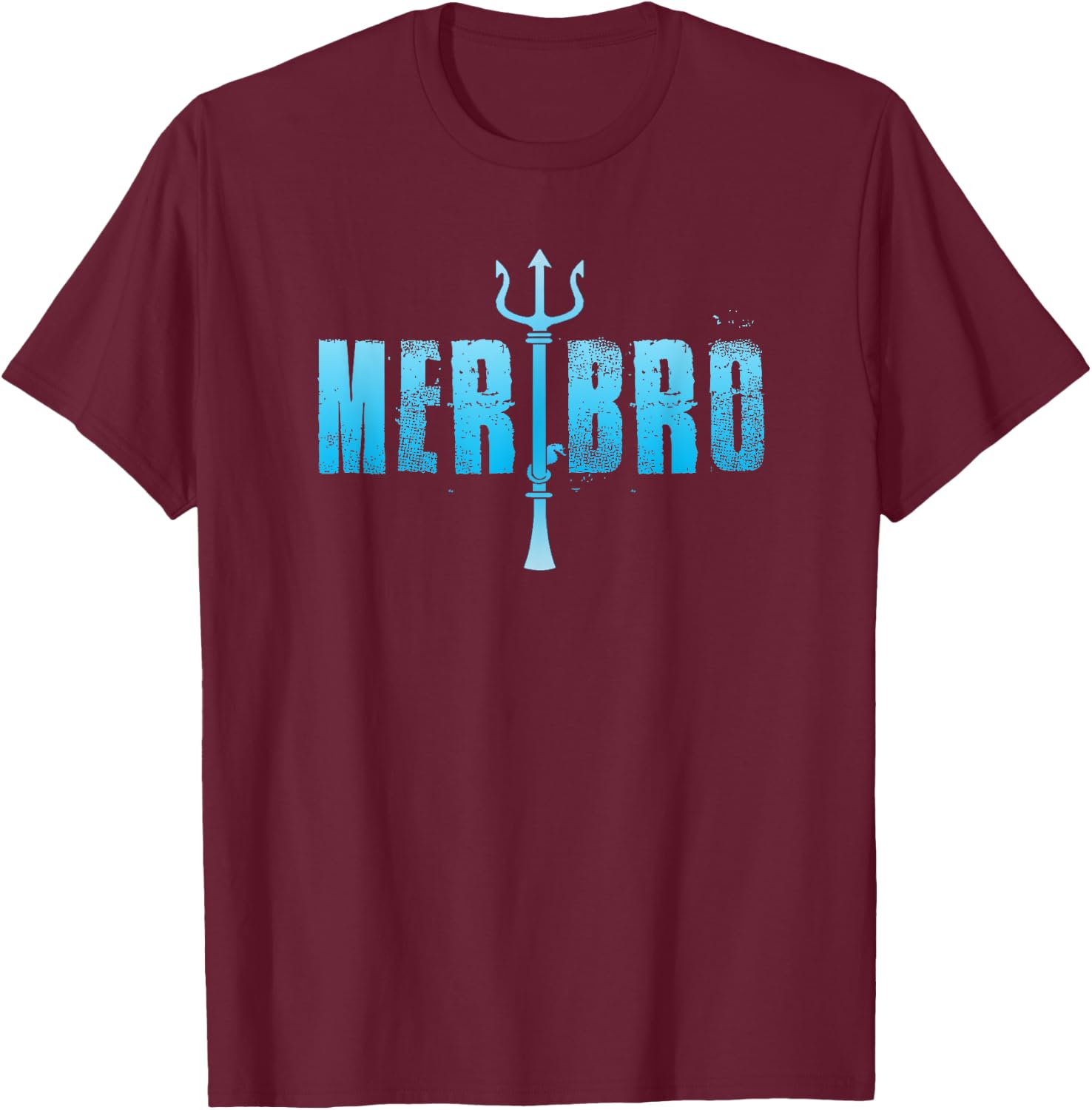 Merbro Brother of a Mermaid Funny Gift Kids T-Shirt - T-Shirt | Maroon