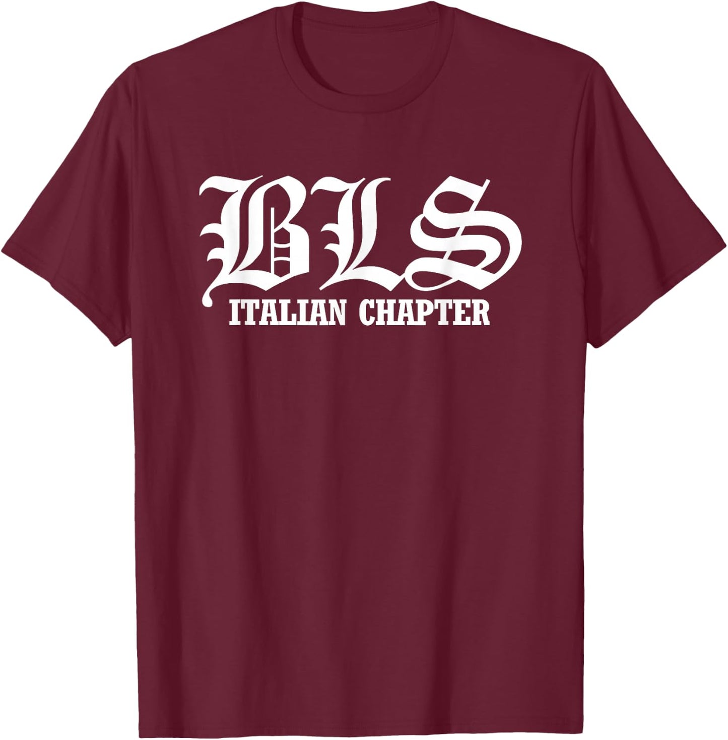 Black Label Society Italian Chapter T-Shirt - T-Shirt | Maroon