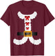 Cranberrysky Retro Cute Cartoon Christmas Mrs Claus - Women's Red Short Sleeve Classic Fit - Small T-Shirt - T-Shirt | Maroon