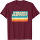 Jeopardy! Vintage Black Letter Print , -Adults, Short Sleeve, Small T-Shirt - T-Shirt | Maroon