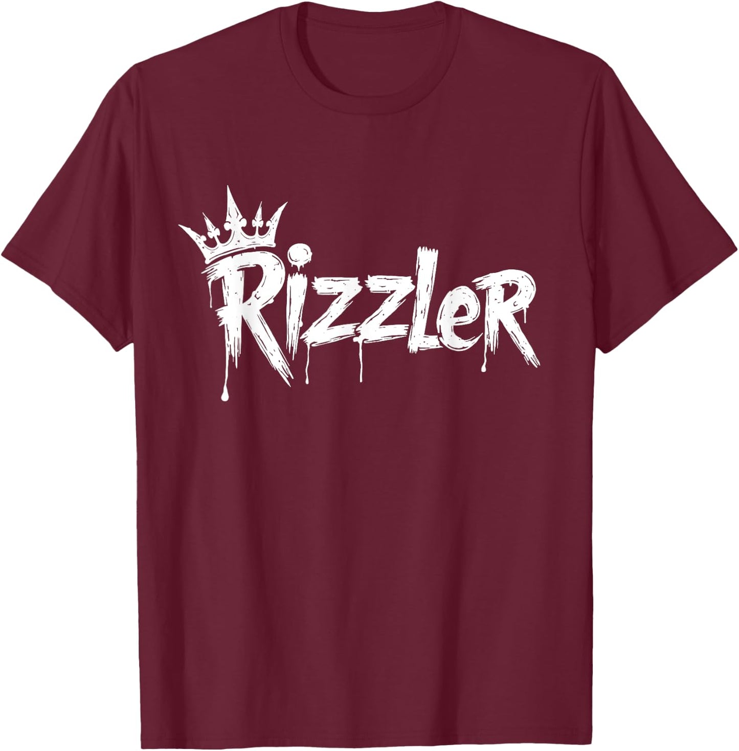 W Rizz Rizzler The Rizz God Funny Meme T-Shirt - T-Shirt | Maroon